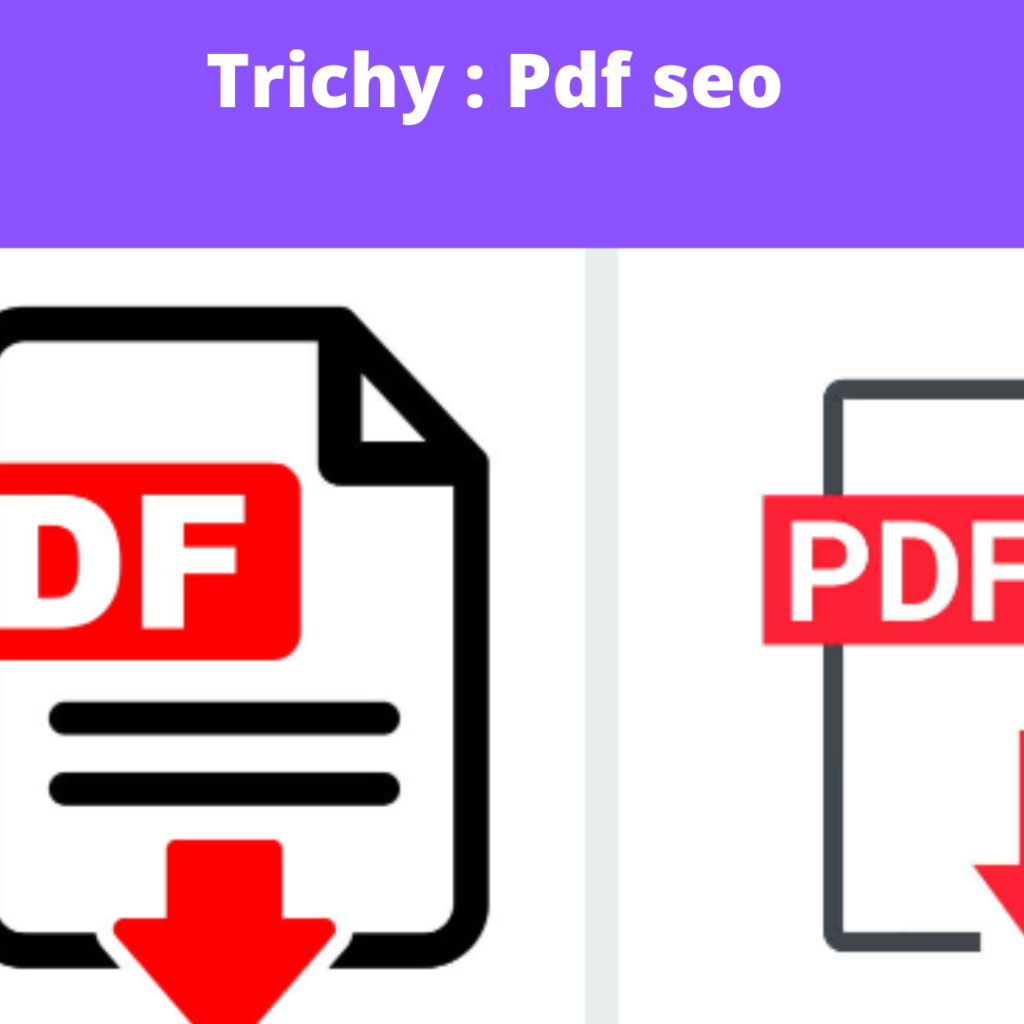 Trichy : Pdf seo