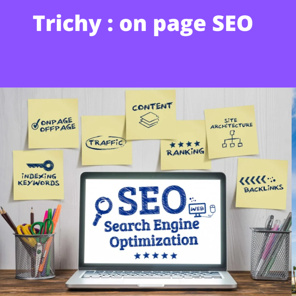 Trichy : on page SEO