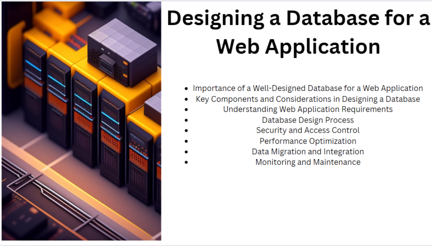 Designing a Database for a Web Application