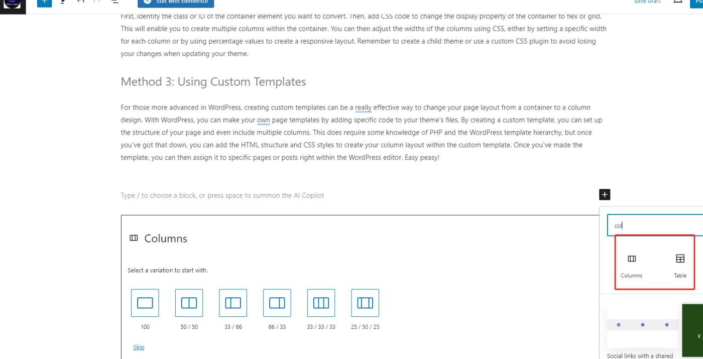 image 7 1400x715 - how to convert from container to column WordPress